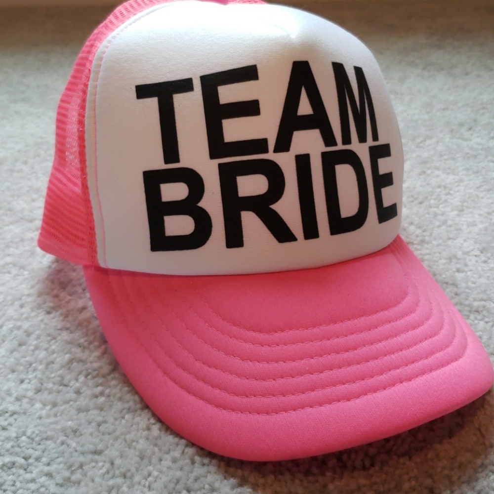 Team Bride Hot Pink Trucker Hat